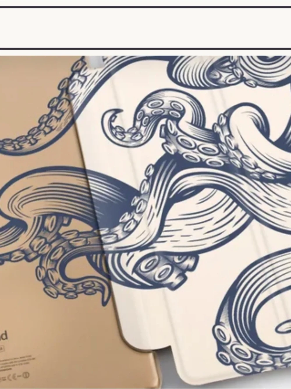 Octopus iPad case 7th Generation